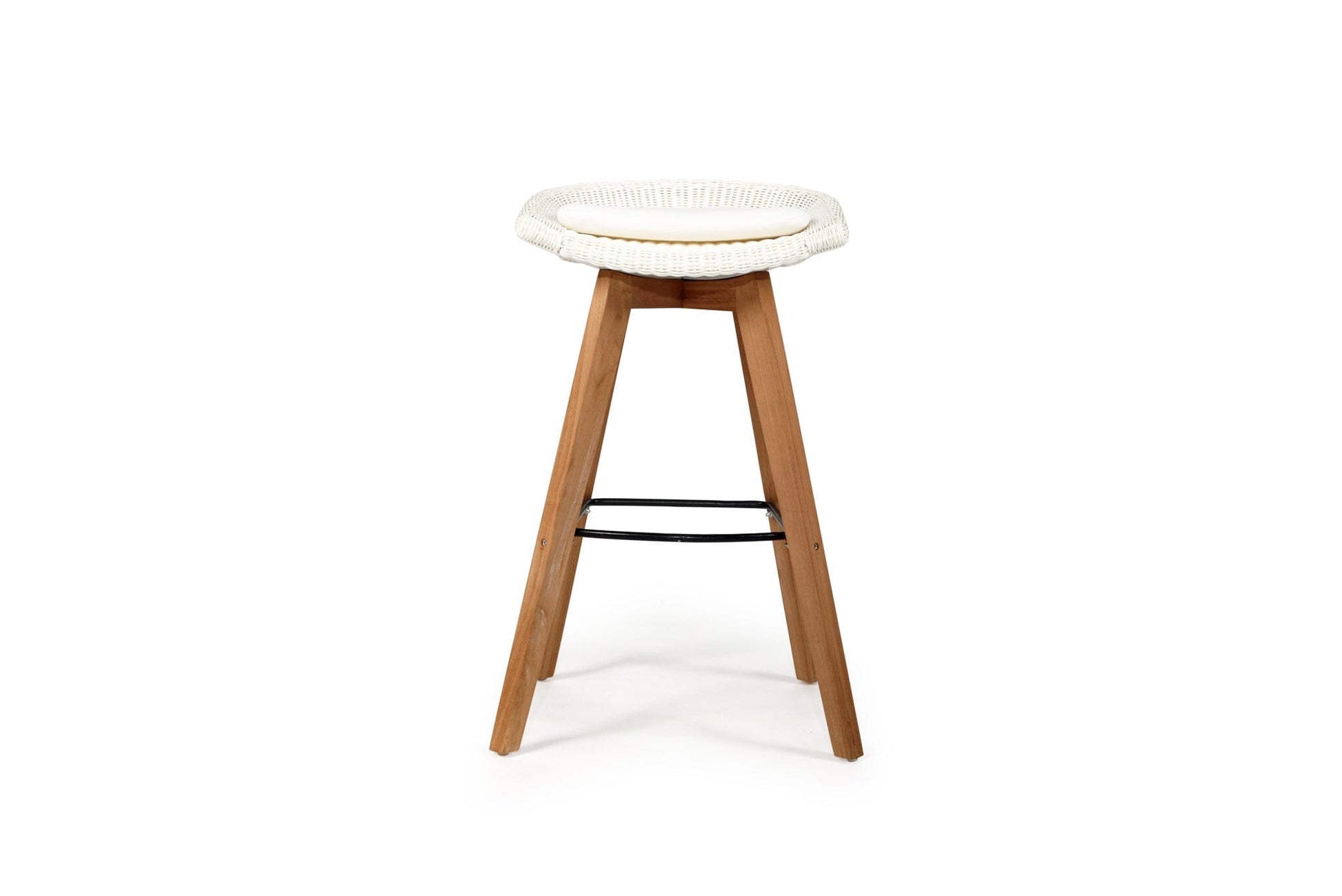 Bayside White Countertop Stools | Set of Two Sun Republic 