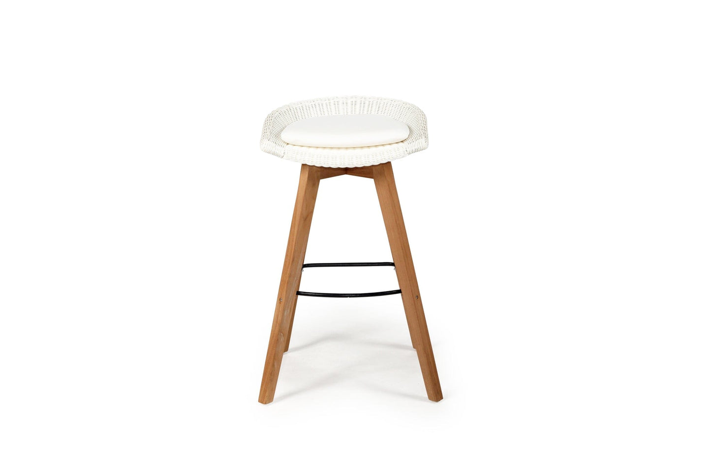 Bayside White Countertop Stools | Set of Two Sun Republic 