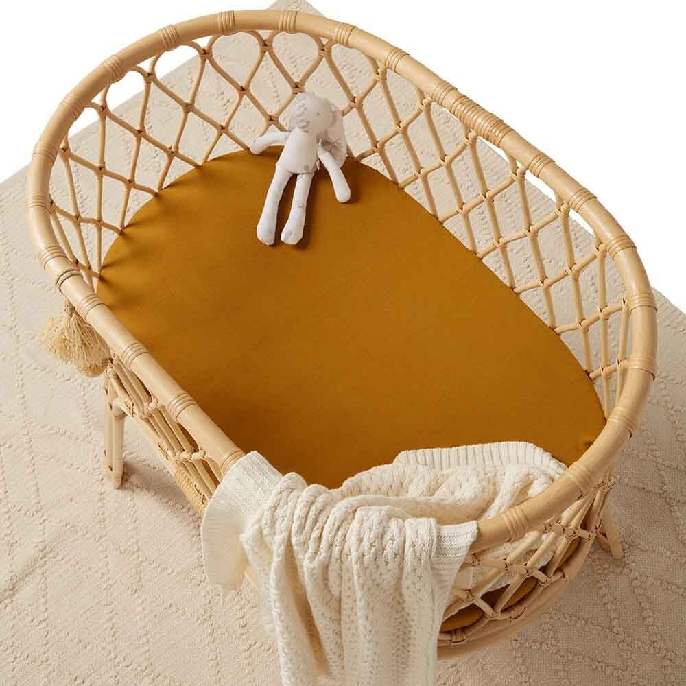 Bronze Bassinet Sheet / Change Mat Cover Snuggle Hunny 