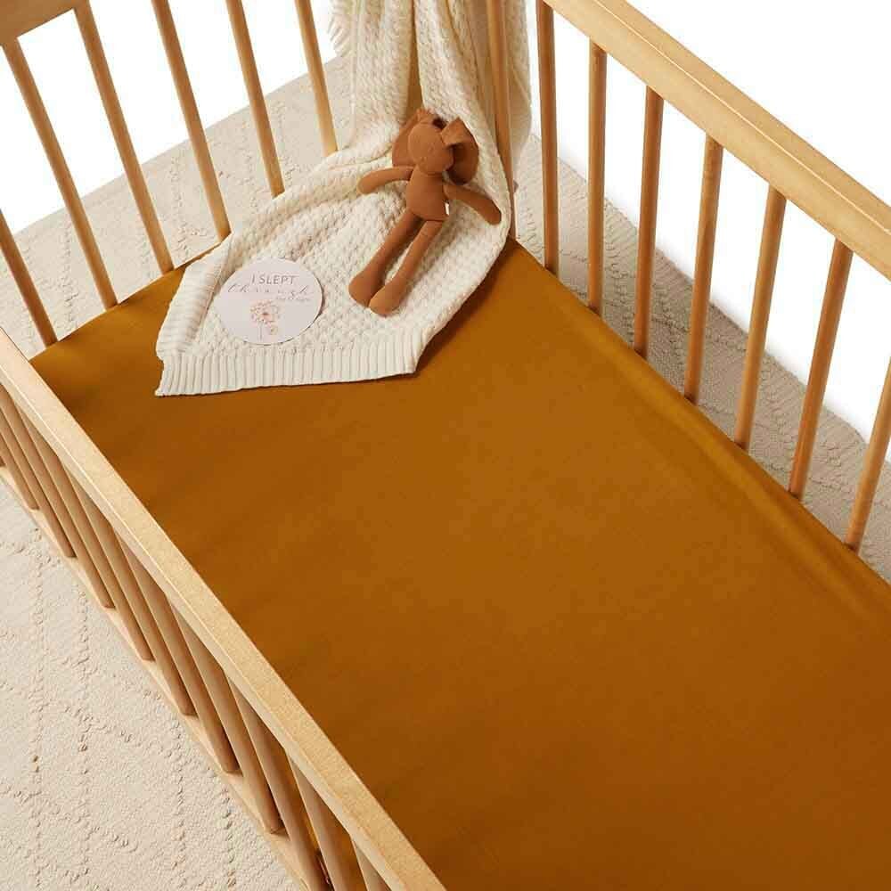 Bronze Nursery Baby & Toddler Fitted Cot Sheet Snuggle Hunny 