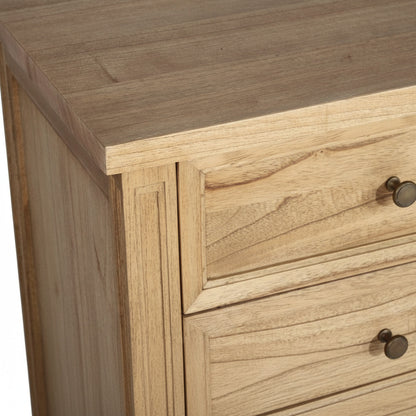 Cayman 3 Drawer Bedside | Weathered Oak SUN REPUBLIC 