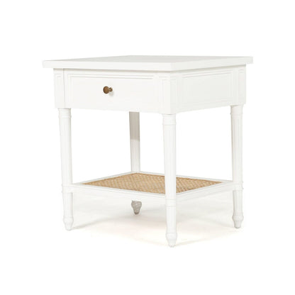 Cayman Bedside Table | White SUN REPUBLIC 