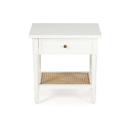 Cayman Bedside Table | White SUN REPUBLIC 