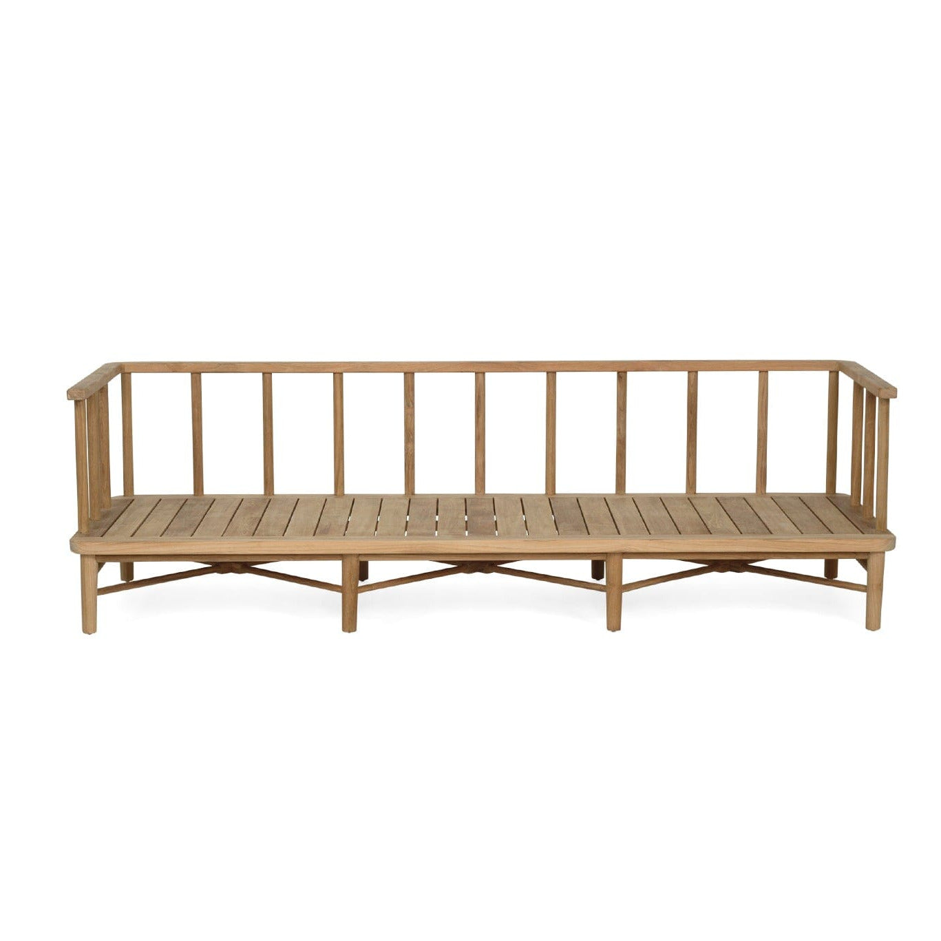 Teak Outdoor 3 Seat Sofa with  Sunbrella Fabric from Sun Republic  