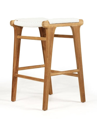 Cumberland Backless Counter Top Stool | White SUN REPUBLIC 