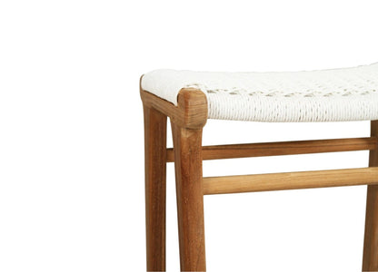 Cumberland Backless Counter Top Stool | White SUN REPUBLIC 