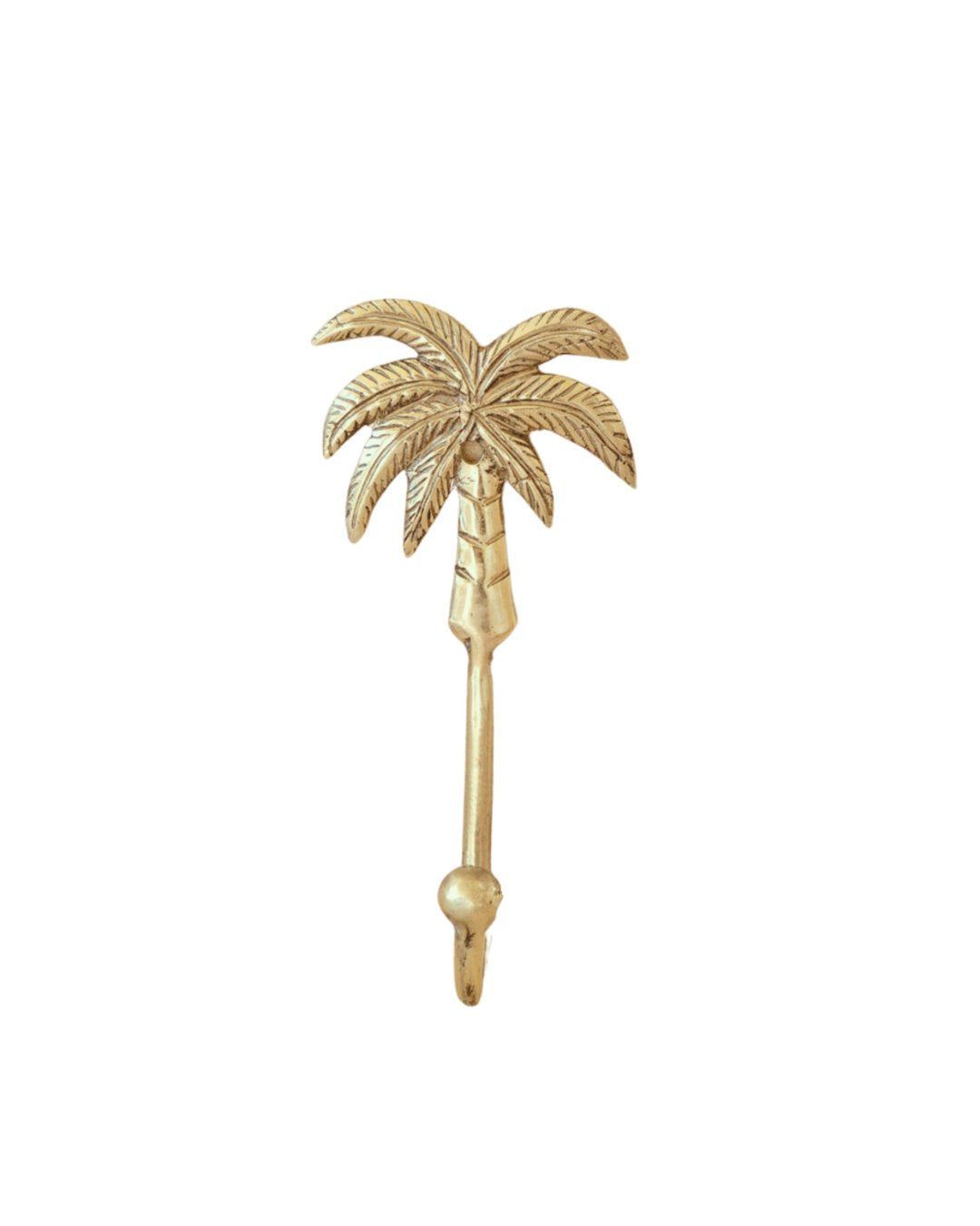 Gold Brass Palm Tree Hook Sun Republic 