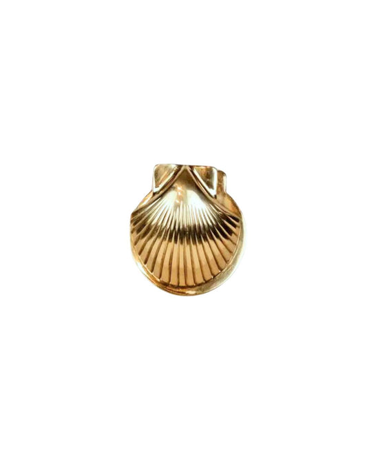 Gold Brass Scallop Shell Door Knocker - Medium Sun Republic 