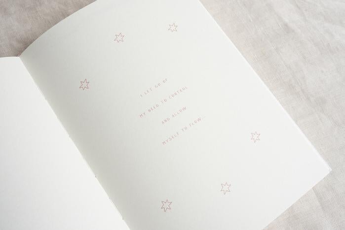 Gold Foil Hard Cover Soy Ink A5 Journal | Natural Sun Republic 