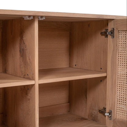 Hali American Oak Curved Sideboard | 4 or 6 Door SUN REPUBLIC 