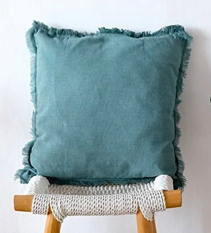 Hand Loomed Cotton Cushions | Various Colours SUN REPUBLIC Sage 