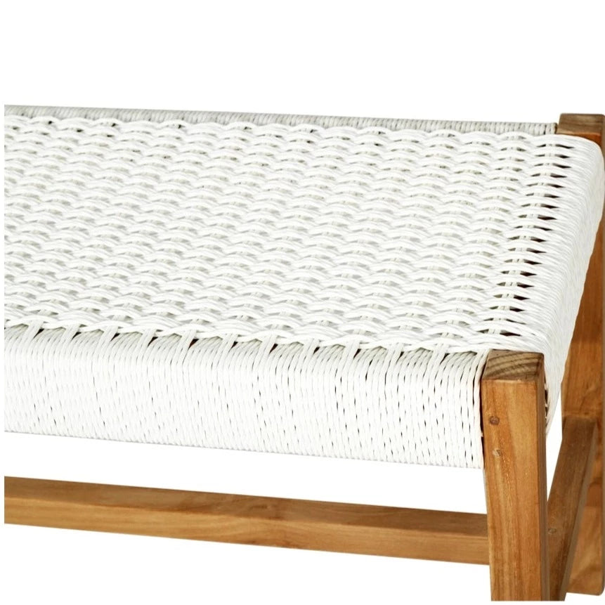 Idoya Bench Seat | White or Natural Sun Republic 