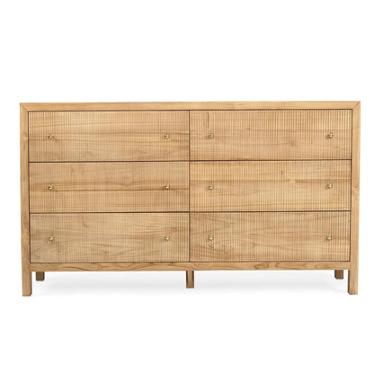 Kingscliff Modern Teak Chest of Drawers Sun Republic 