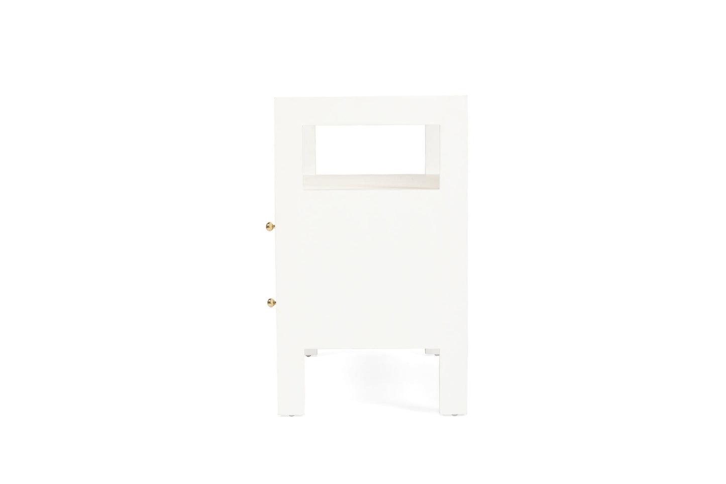 Kingscliff Modern White Nightstand/Bedside Table Sun Republic 