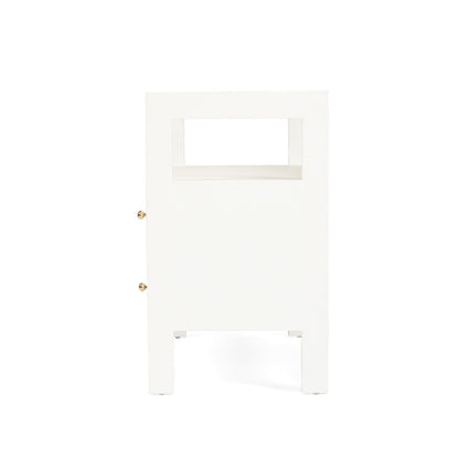 Kingscliff Modern White Nightstand/Bedside Table Sun Republic 