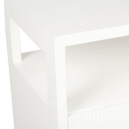 Kingscliff Modern White Nightstand/Bedside Table Sun Republic 