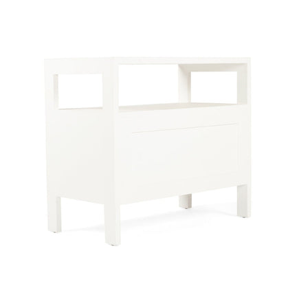 Kingscliff Modern White Nightstand/Bedside Table Sun Republic 