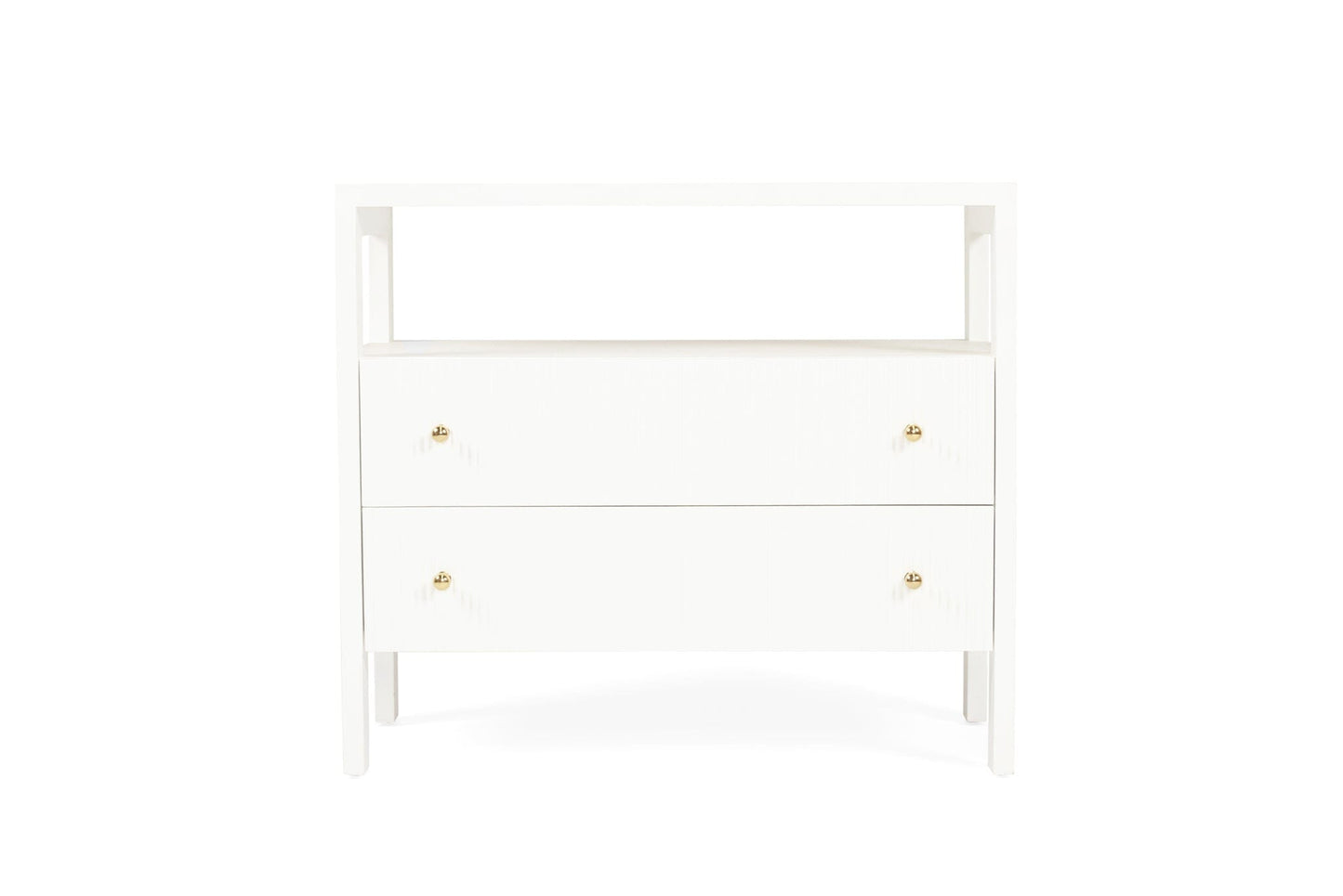 Kingscliff Modern White Nightstand/Bedside Table Sun Republic 