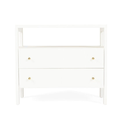 Kingscliff Modern White Nightstand/Bedside Table Sun Republic 