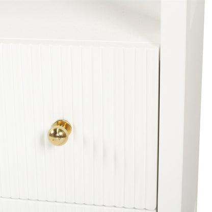 Kingscliff Modern White Nightstand/Bedside Table Sun Republic 