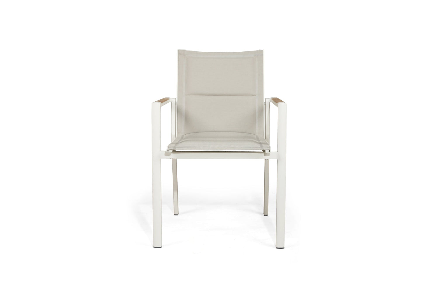 Lokela Dining Chairs - White Set of 4 Stackable Sun Republic 