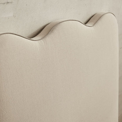 Lola King Single Bedhead | Oyster Linen - Dusty Pink or Greygum SUN REPUBLIC 