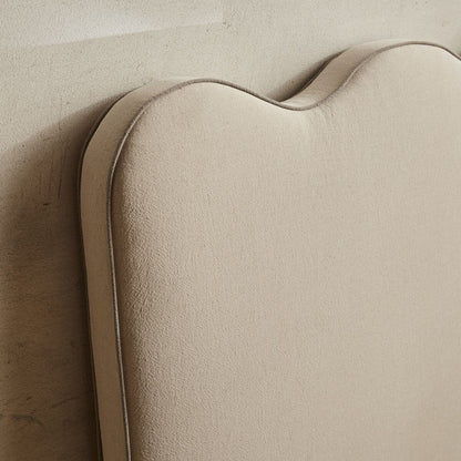 Lola King Single Bedhead | Oyster Linen - Dusty Pink or Greygum SUN REPUBLIC Greygum 