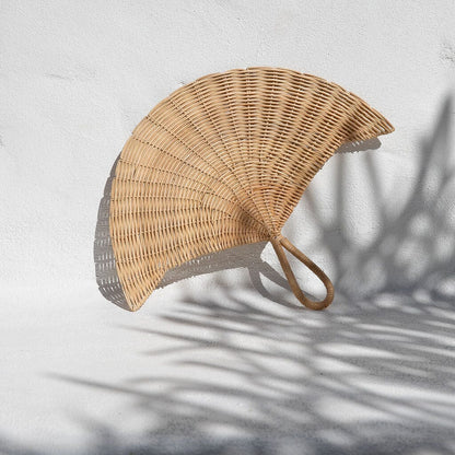 Natural Rattan Fan SUN REPUBLIC 