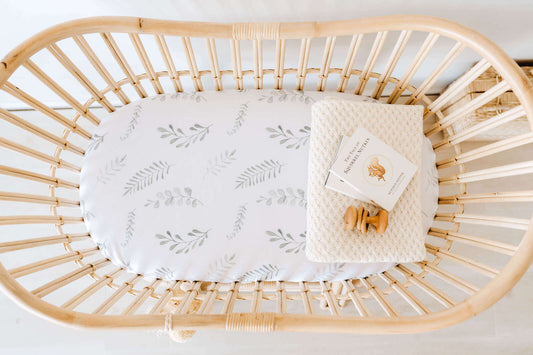 Nursery Bassinet Sheet | Wild Fern Snuggle Hunny 