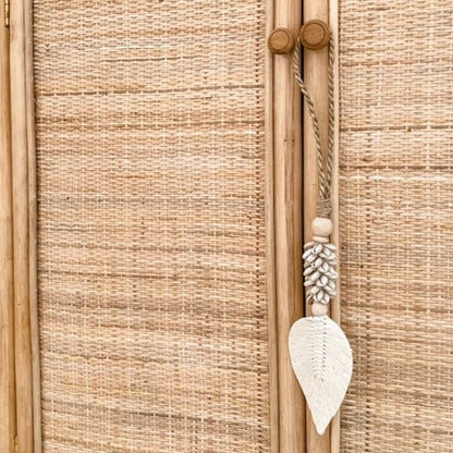 Oceana Shell & Leaf Tassel | Cowrie Shell Sun Republic 