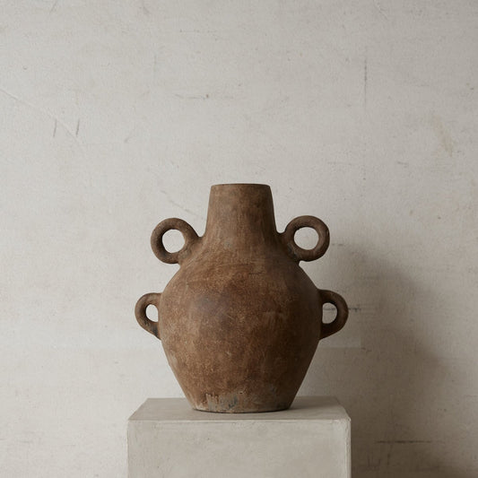Organic Terracotta Vessel/Vase - Mottle Nyoman Sun Republic 