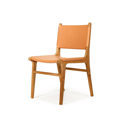Otis Leather & Teak Dining Chair | Natural SUN REPUBLIC 