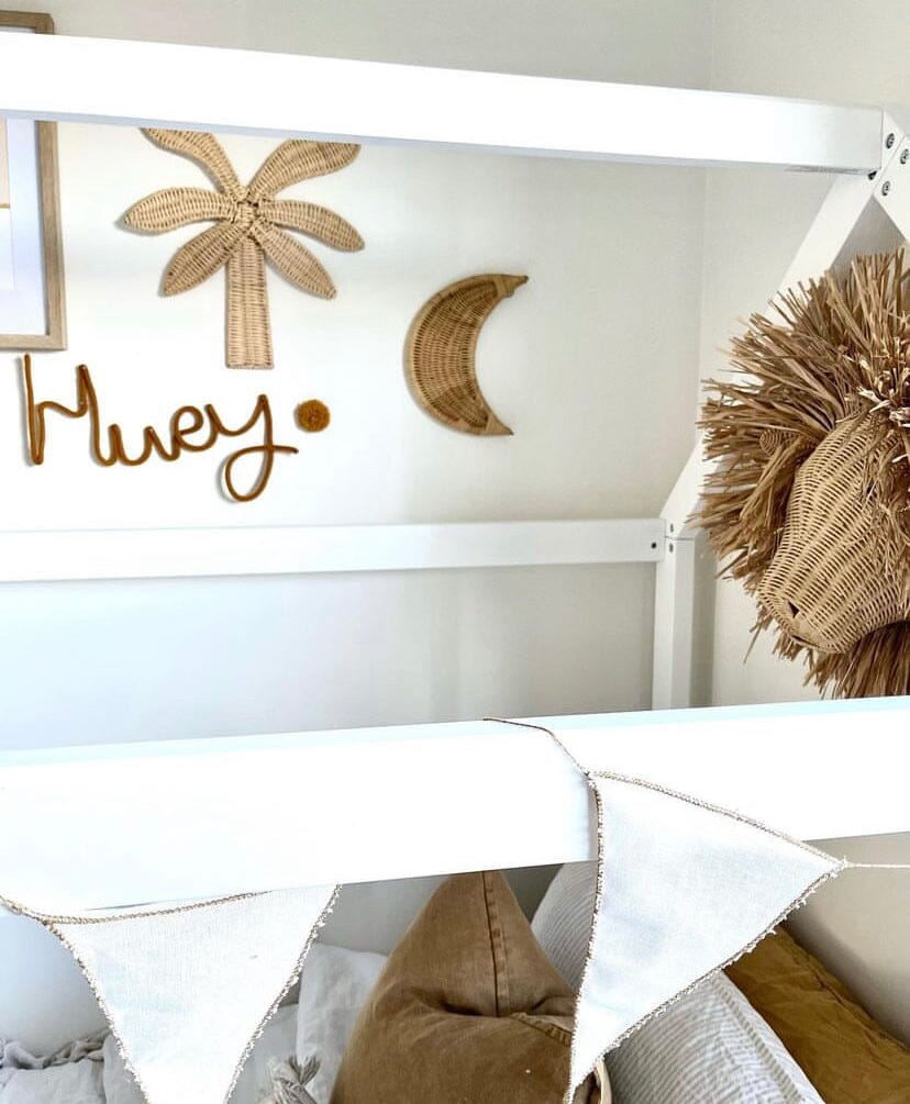 Rattan Nursery Wall Hanging | Moon SUN REPUBLIC 