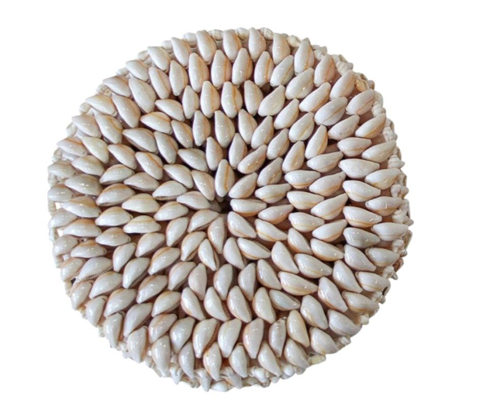 Round Cowrie Shell Placemat Sun Republic 
