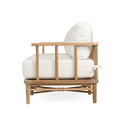Teak Outdoor 3 Seat Sofa with  Sunbrella Fabric from Sun Republic  