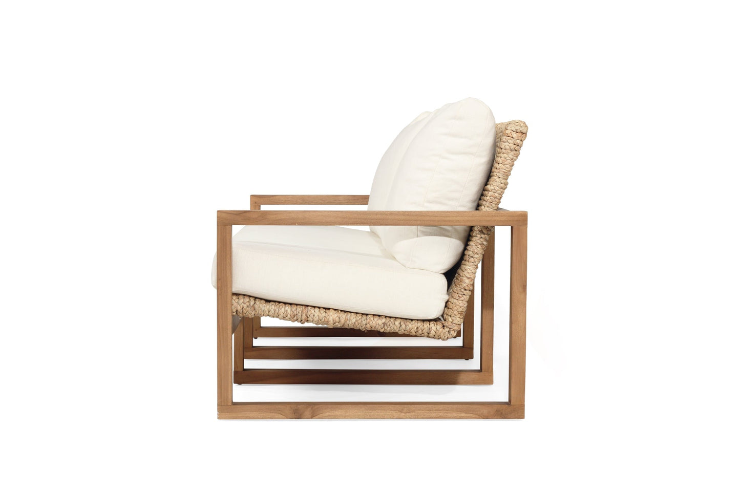Teak Three Seater Sofa - Palm Springs (Stain Free Fabric) Sun Republic 
