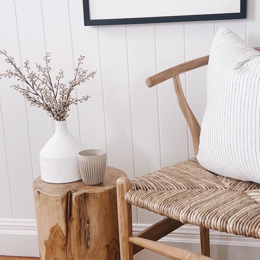 Round Teak Stump Stool from Sun Republic