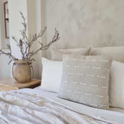 Twyla Oat Detailed Cushion SUN REPUBLIC 