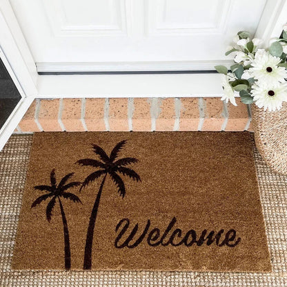 Welcome Palms Door Mat Sun Republic 